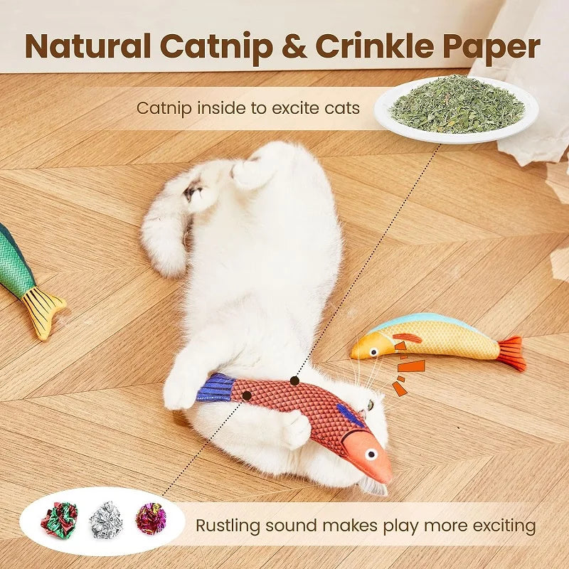 Cat Toy Catnip 3D Simulation Fish