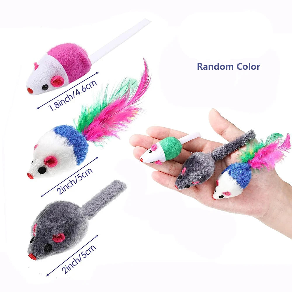 Rattle Cat Mouse Toys